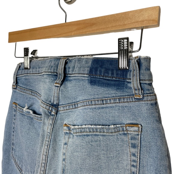 Abercrombie | Curve Love Ankle Straight Ultra High Rise Medium Raw Hem 2/26 - Picture 5 of 9